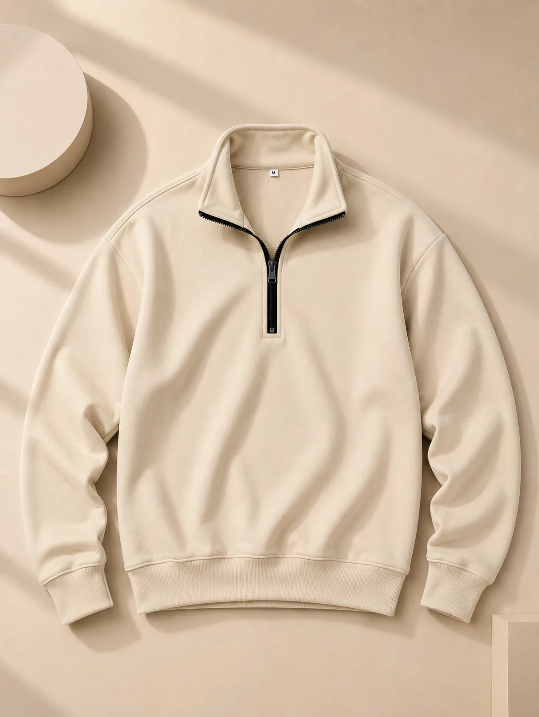 zipper quarter sweatshirts
