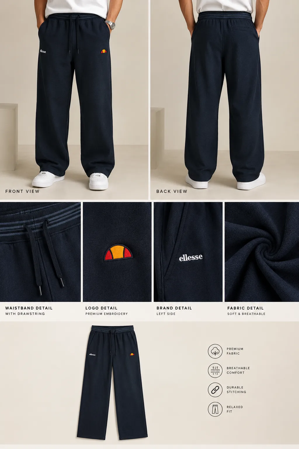 ellesse Branded Trouser